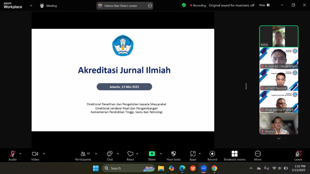 PPII Workshop Jurnal