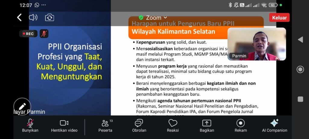 pelantikan PPII Wilayah Kalimantan Selatan
